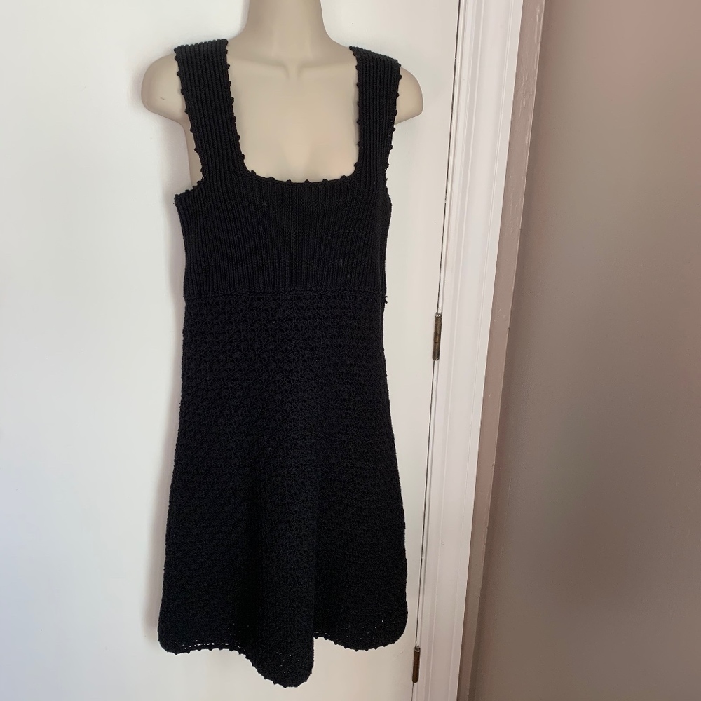 J Crew cotton crochet knit sleeveless dress
